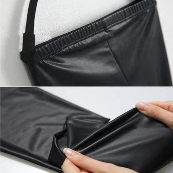 New Stretchy Faux Leather Leggins Pants. - Picture 5 of 11